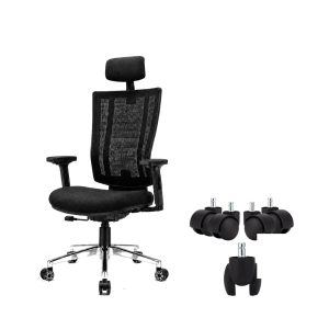 Maktune Flex chair with a set of five replacement castor wheels
